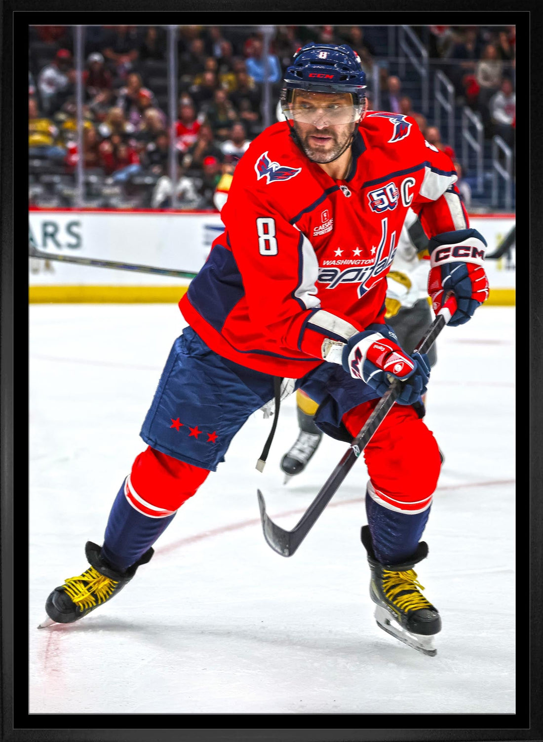 Alexander Ovechkin 20x29 Framed Canvas Washington Capitals