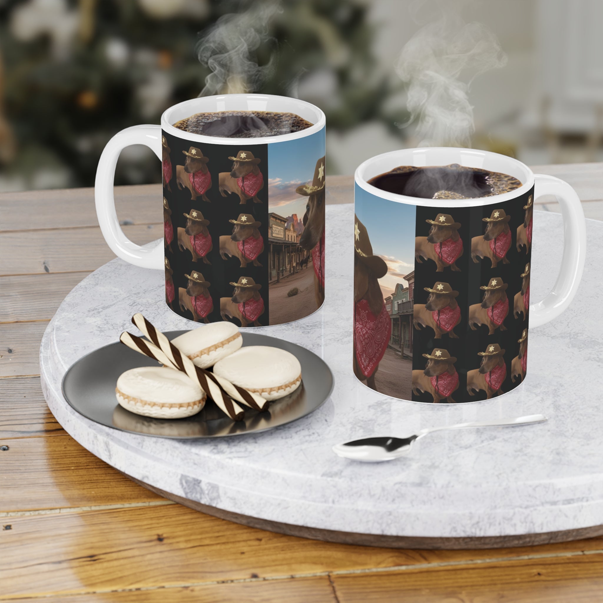 Mug - Funny Sheriff Dog Ceramic Mug - 11oz/15oz/20oz