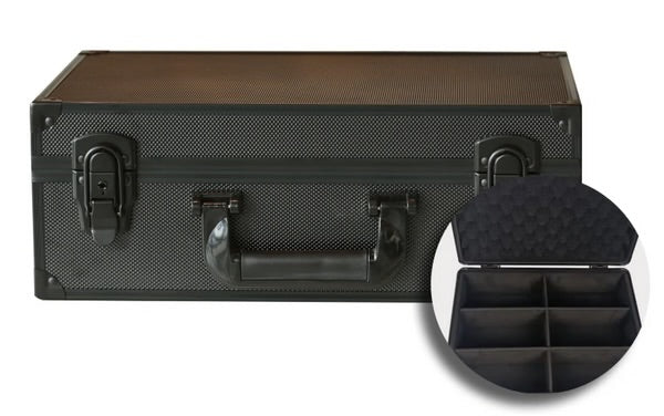 EVORETRO Black Toploader Card Storage Case W/ Lock