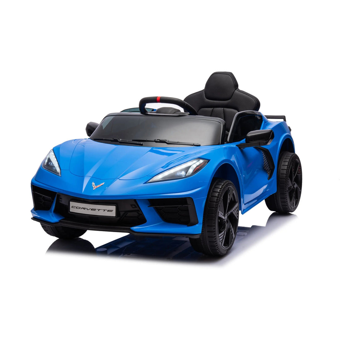 12V Chevrolet Corvette C8 1-Seater Kids Ride-On Car-0