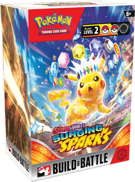 Pokémon surging sparks build and battle boxes