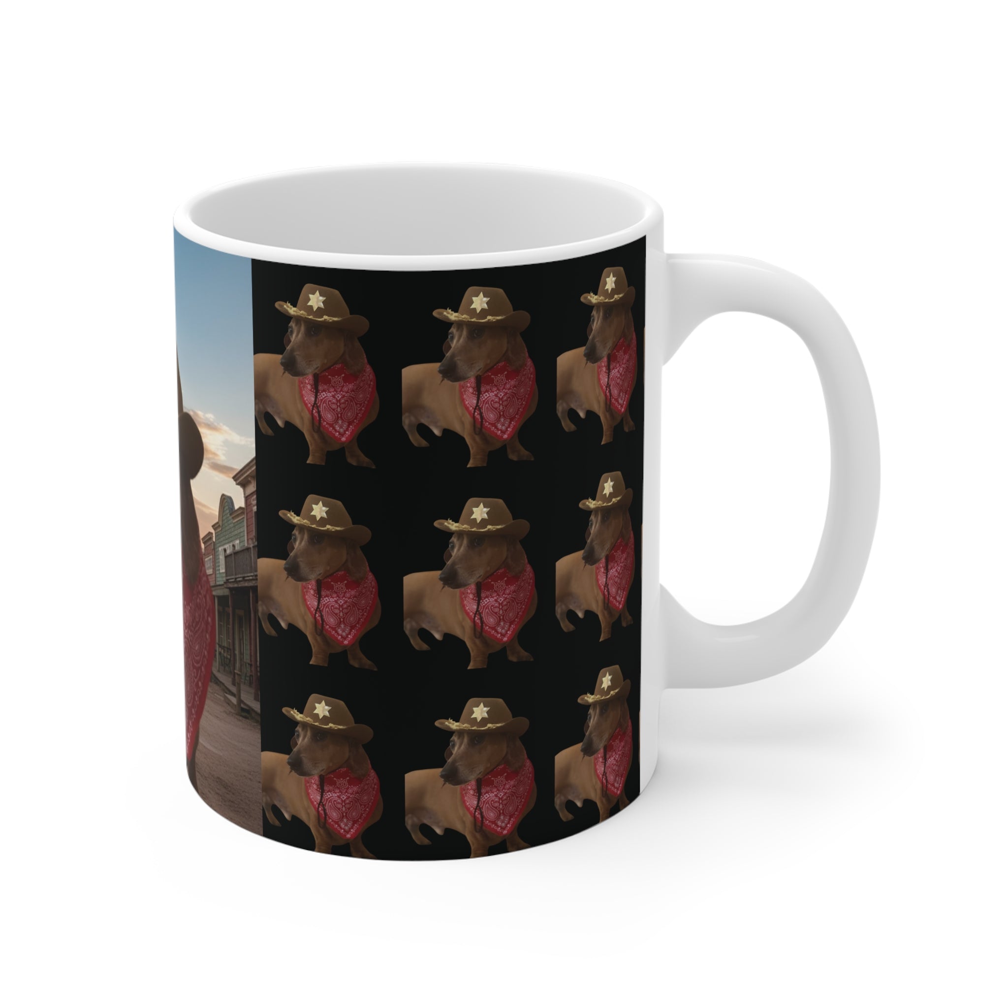 Mug - Funny Sheriff Dog Ceramic Mug - 11oz/15oz/20oz