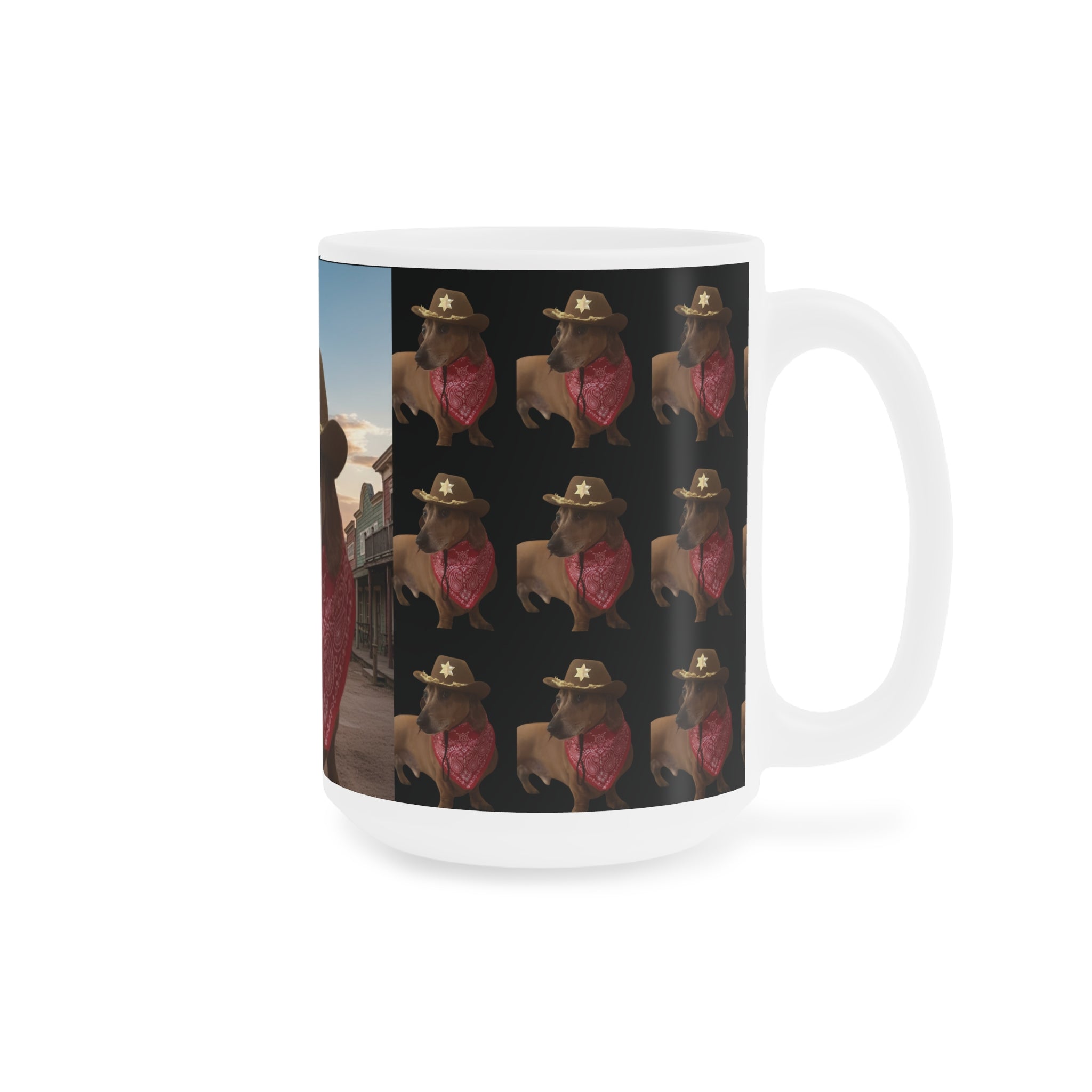 Mug - Funny Sheriff Dog Ceramic Mug - 11oz/15oz/20oz