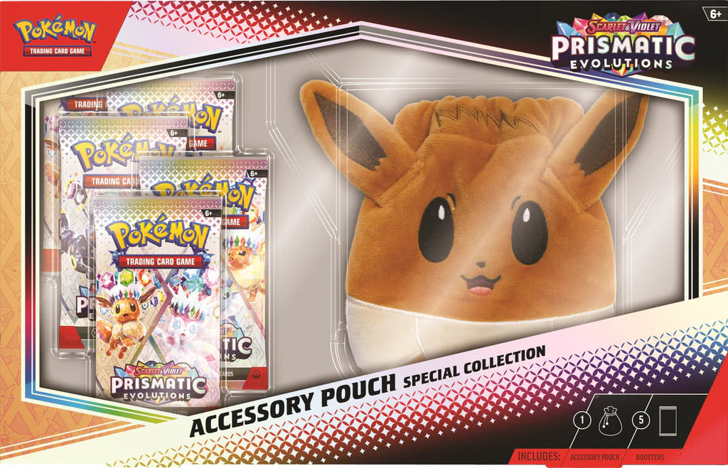 Pokémon Prismatic Evolutions Special Collection Accessory Pouch