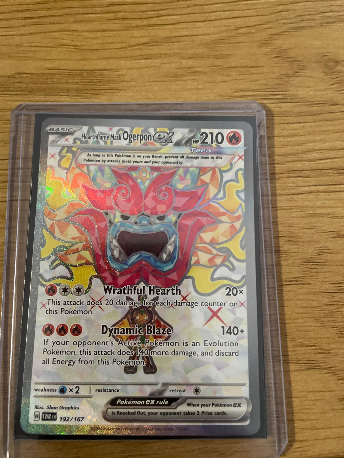 Heart flame mask Ogerpon 192/167