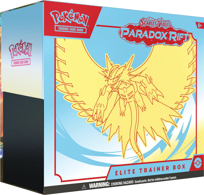 Pokemon Paradox Rift Elite Trainer Box Roaring moon