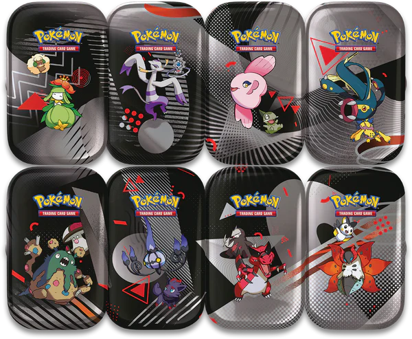 Pokemon Unova Mini Full Tin Display