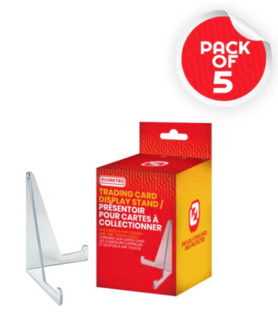 EVORETRO Card Display Stand - 35-260PT Clear 5-Pack