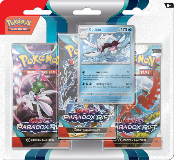 Pokemon Paradox Rift 3pk Blister