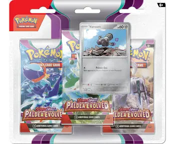 Pokemon Paldea Evolved 3pk Blister