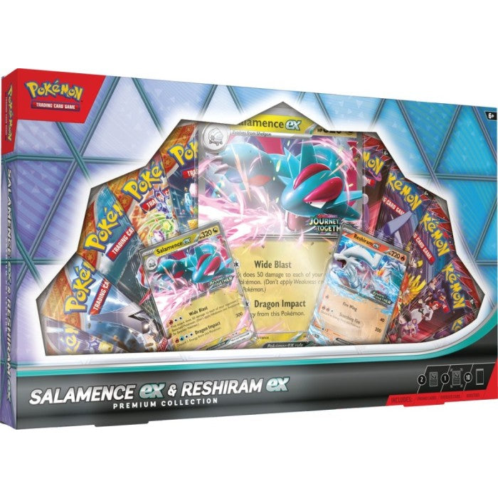 Pokemon Salamence Ex & Reshiram Ex Premium Collection Box
