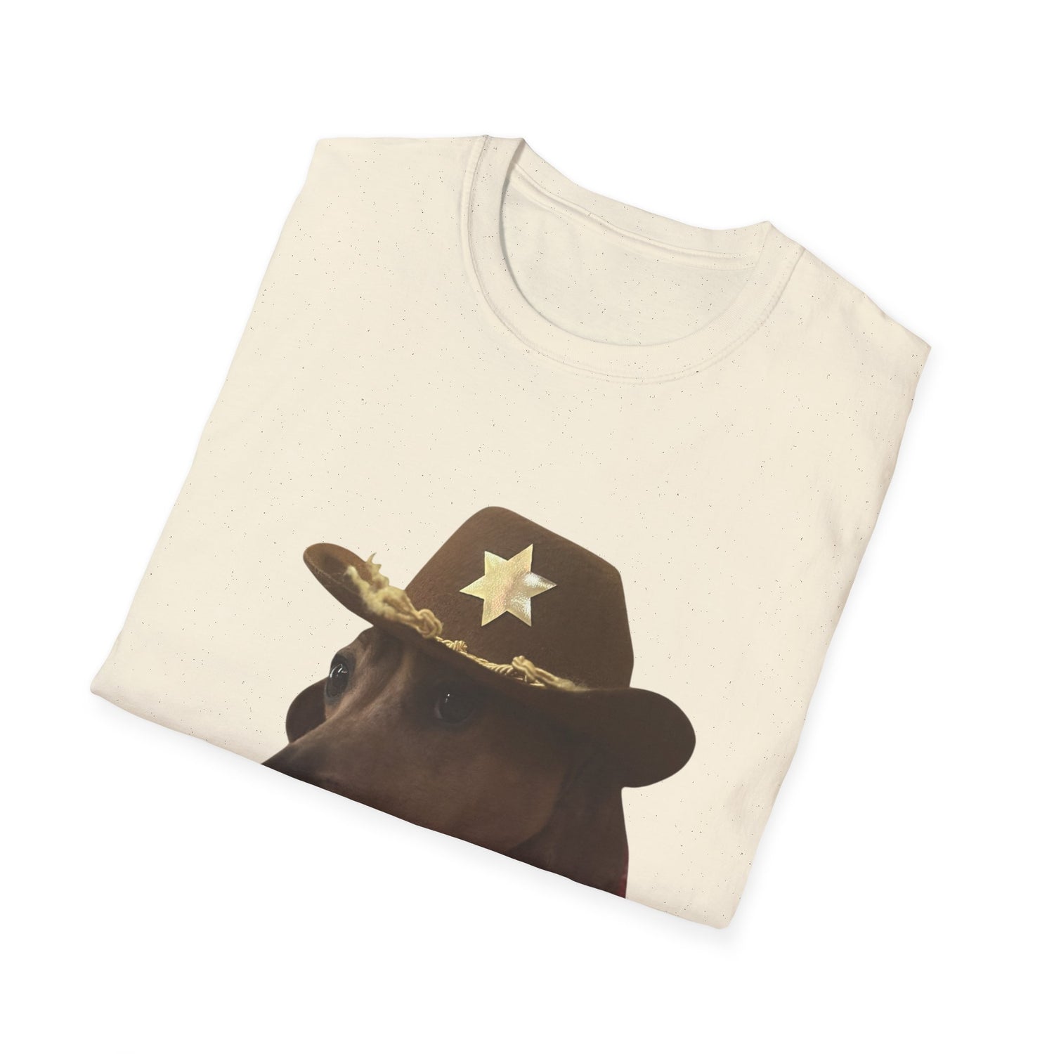Funny Dog Sheriff T-Shirt, Unisex Tee, Dog Lover Gift, Western Theme Shirt, Pet Lover Apparel, Cute Animal Shirt