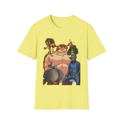 Funny Graphic T-Shirt, Trendy Casual Wear, Unisex Softstyle Tee, Gift for Friends, Unique Statement Shirt, Comfortable Everyday Wear