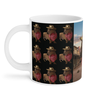 Mug - Funny Sheriff Dog Ceramic Mug - 11oz/15oz/20oz
