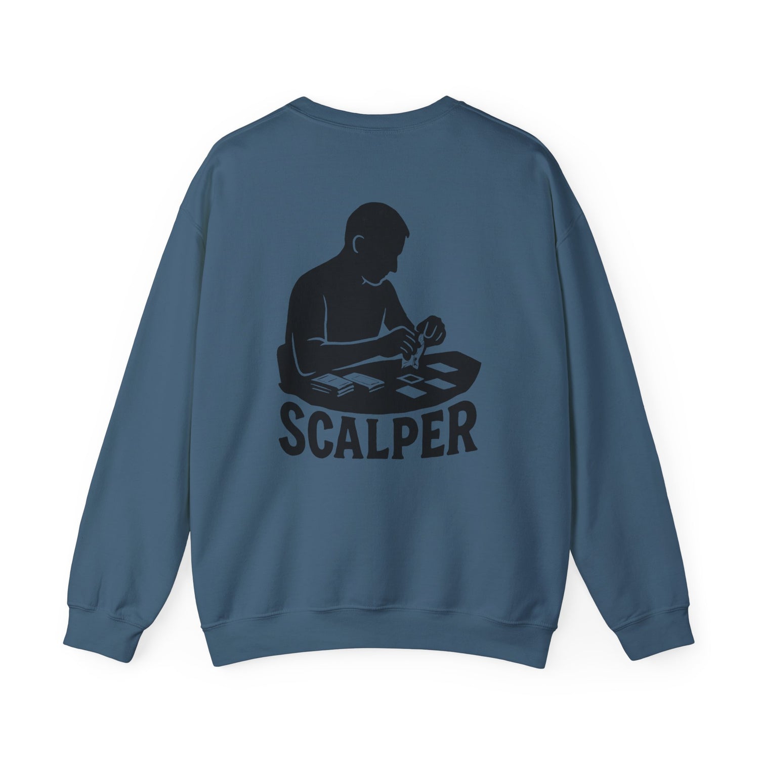 Crewneck Sweatshirt with Scalper Design | Unisex Heavy Blend | Casual Style for Gamers, Unique Gift, Everyday Wear, Comfortable Fit