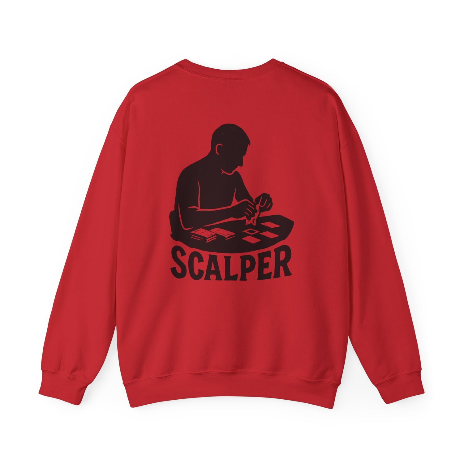 Crewneck Sweatshirt with Scalper Design | Unisex Heavy Blend | Casual Style for Gamers, Unique Gift, Everyday Wear, Comfortable Fit