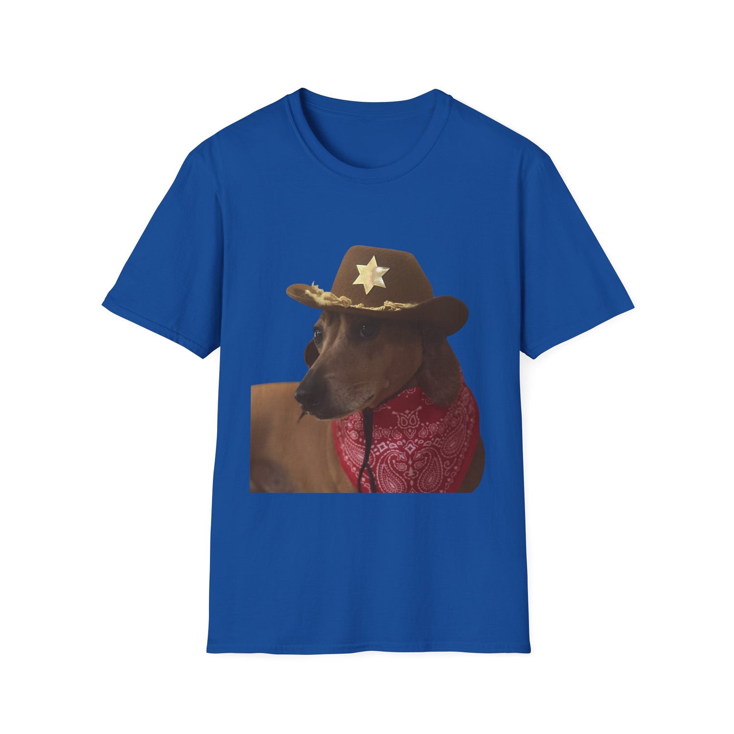 Funny Dog Sheriff T-Shirt, Unisex Tee, Dog Lover Gift, Western Theme Shirt, Pet Lover Apparel, Cute Animal Shirt