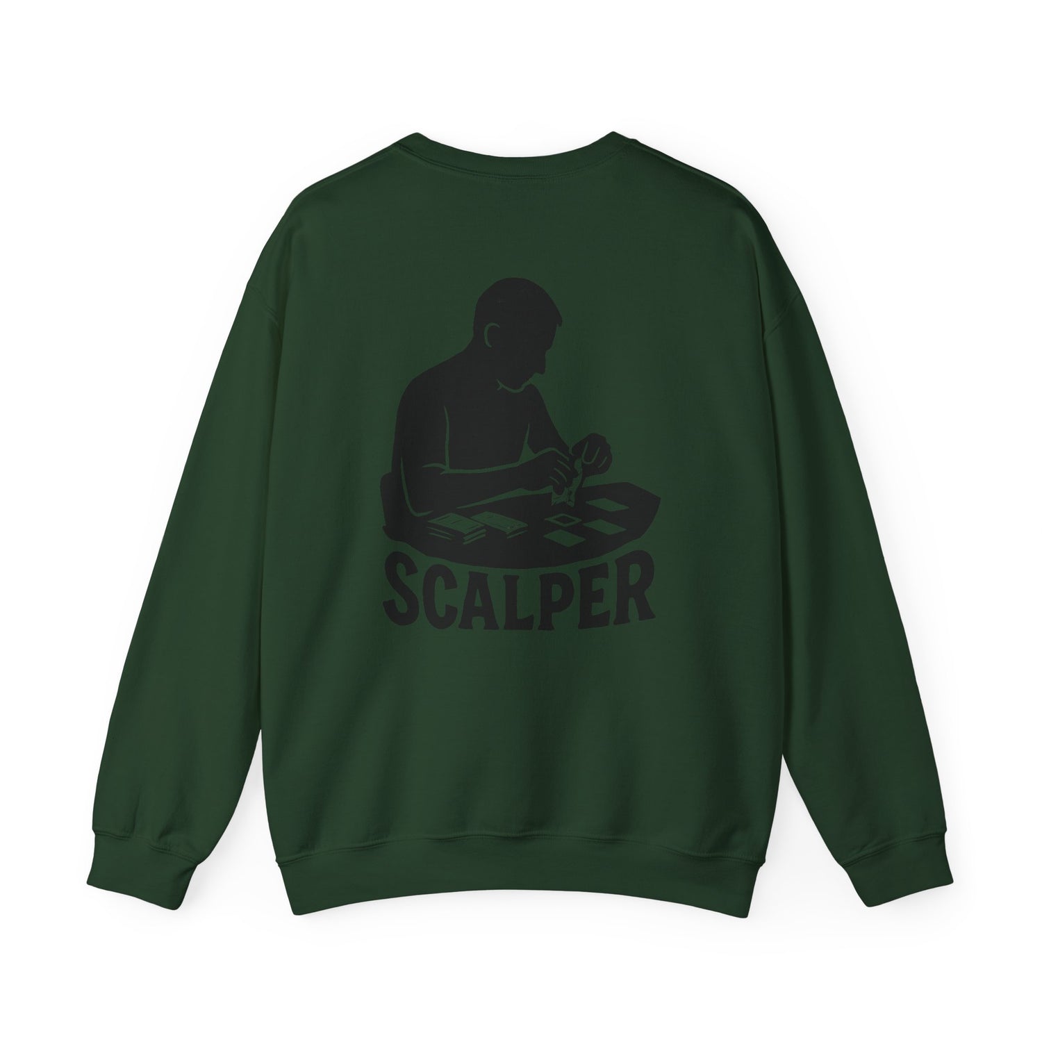 Crewneck Sweatshirt with Scalper Design | Unisex Heavy Blend | Casual Style for Gamers, Unique Gift, Everyday Wear, Comfortable Fit