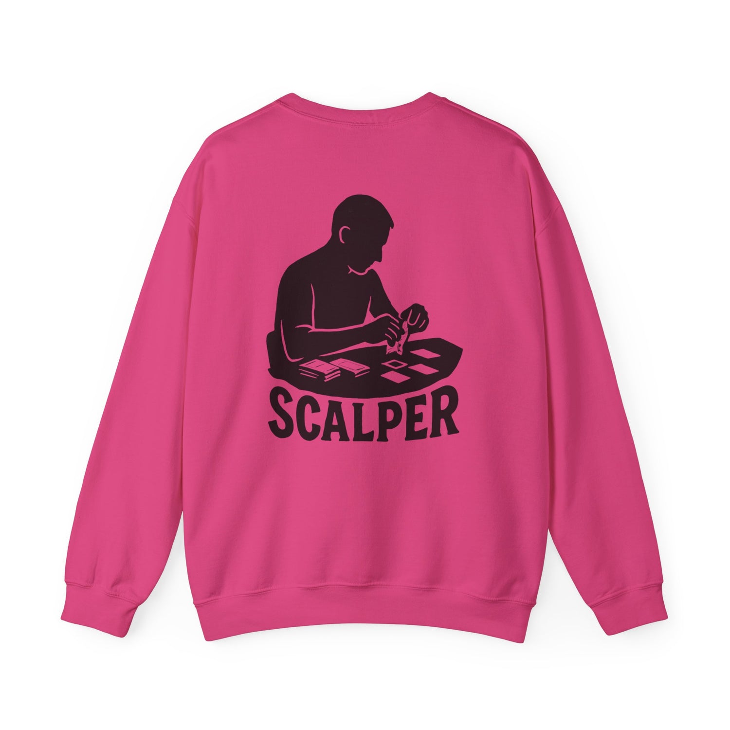 Crewneck Sweatshirt with Scalper Design | Unisex Heavy Blend | Casual Style for Gamers, Unique Gift, Everyday Wear, Comfortable Fit