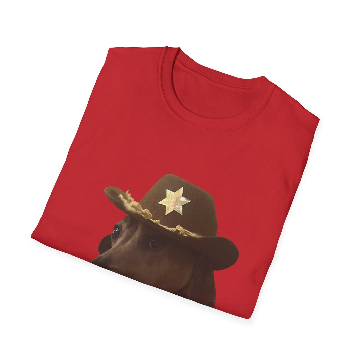 Funny Dog Sheriff T-Shirt, Unisex Tee, Dog Lover Gift, Western Theme Shirt, Pet Lover Apparel, Cute Animal Shirt