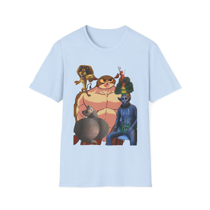 Funny Graphic T-Shirt, Trendy Casual Wear, Unisex Softstyle Tee, Gift for Friends, Unique Statement Shirt, Comfortable Everyday Wear