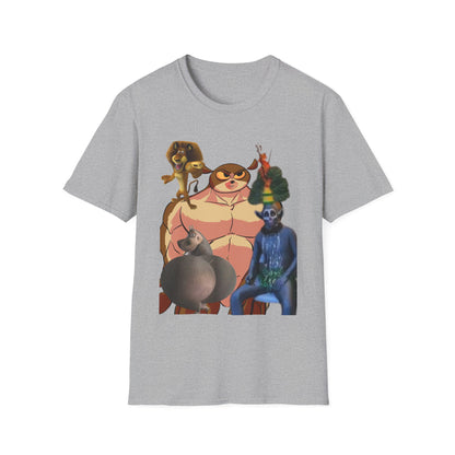 Funny Graphic T-Shirt, Trendy Casual Wear, Unisex Softstyle Tee, Gift for Friends, Unique Statement Shirt, Comfortable Everyday Wear