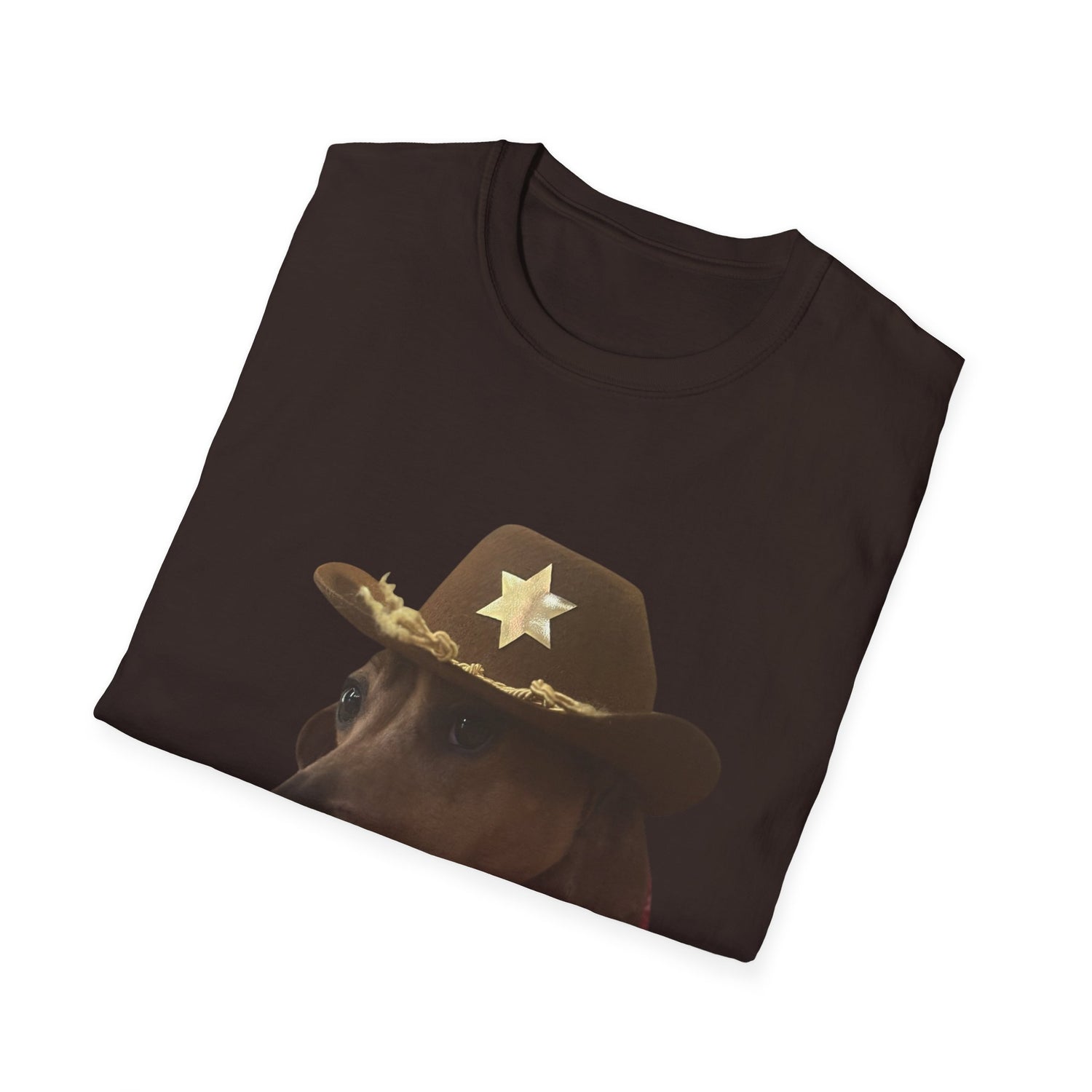 Funny Dog Sheriff T-Shirt, Unisex Tee, Dog Lover Gift, Western Theme Shirt, Pet Lover Apparel, Cute Animal Shirt
