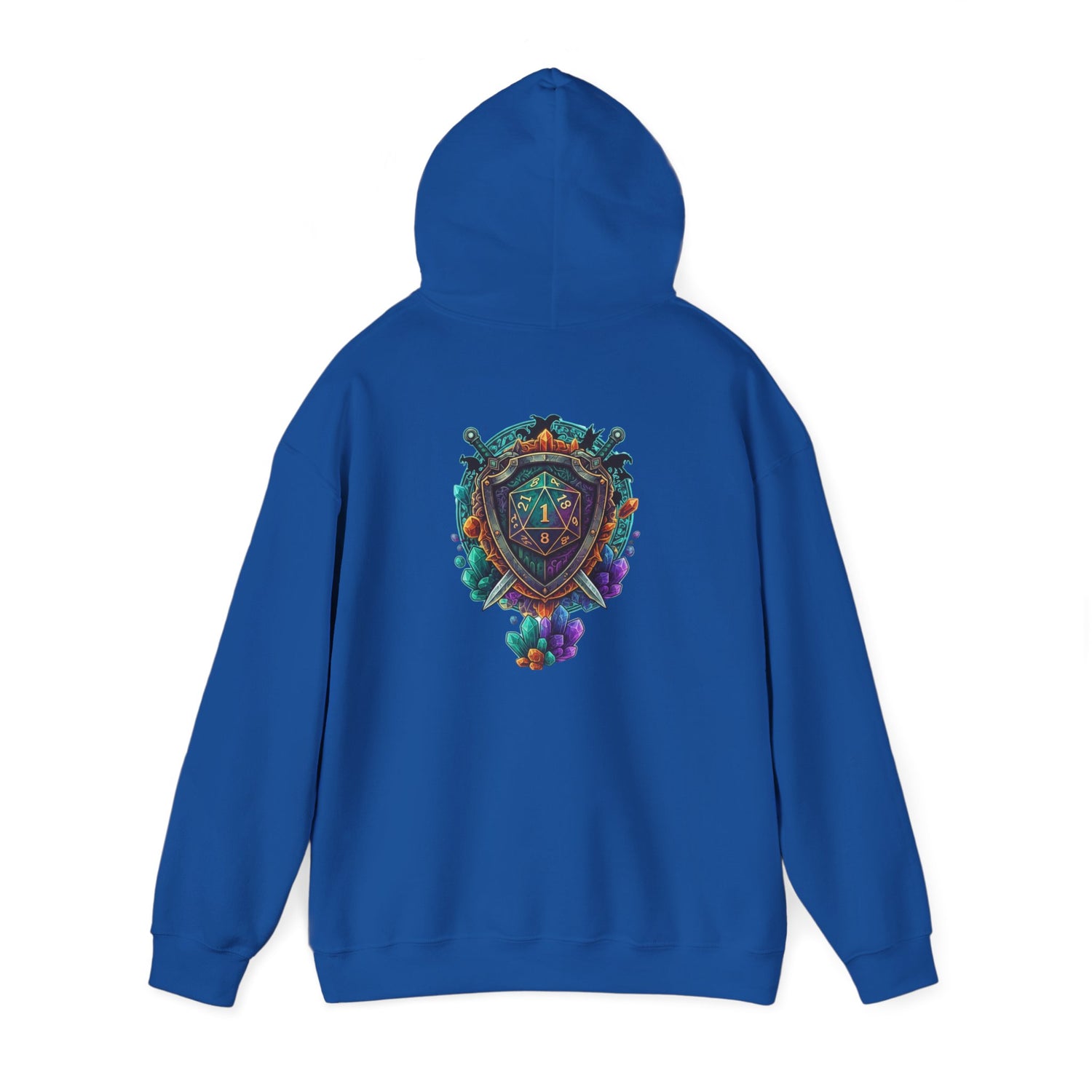 Vibrant Shield Graphic Hoodie for Artsy Souls Design On Back, Ideal Gift for Art Lovers, Cozy Layer for All Seasons, Unique Sweatshirt for [...]