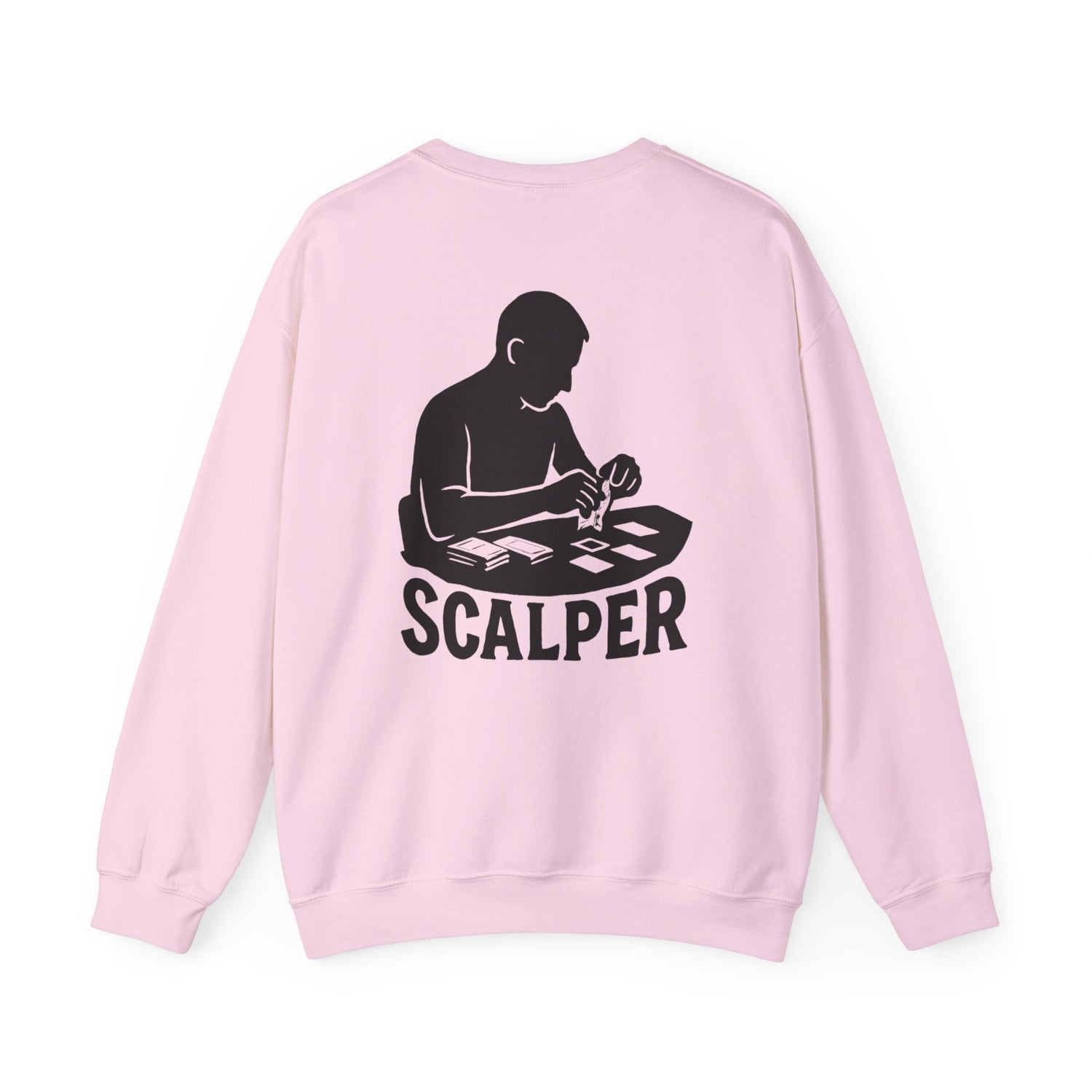 Crewneck Sweatshirt with Scalper Design | Unisex Heavy Blend | Casual Style for Gamers, Unique Gift, Everyday Wear, Comfortable Fit