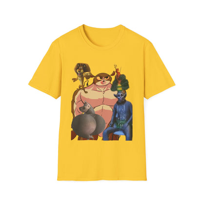 Funny Graphic T-Shirt, Trendy Casual Wear, Unisex Softstyle Tee, Gift for Friends, Unique Statement Shirt, Comfortable Everyday Wear