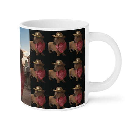 Mug - Funny Sheriff Dog Ceramic Mug - 11oz/15oz/20oz