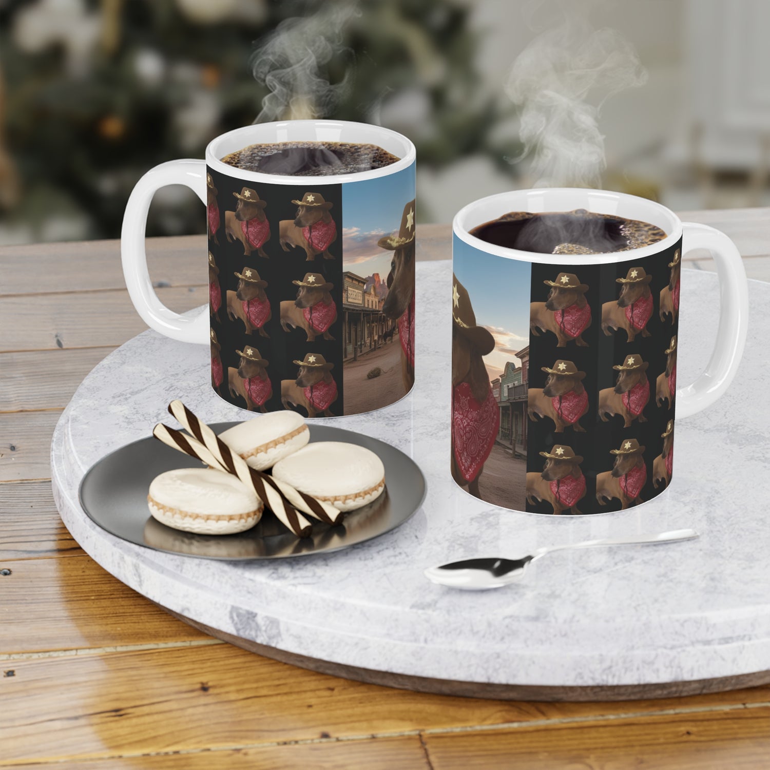 Mug - Funny Sheriff Dog Ceramic Mug - 11oz/15oz/20oz