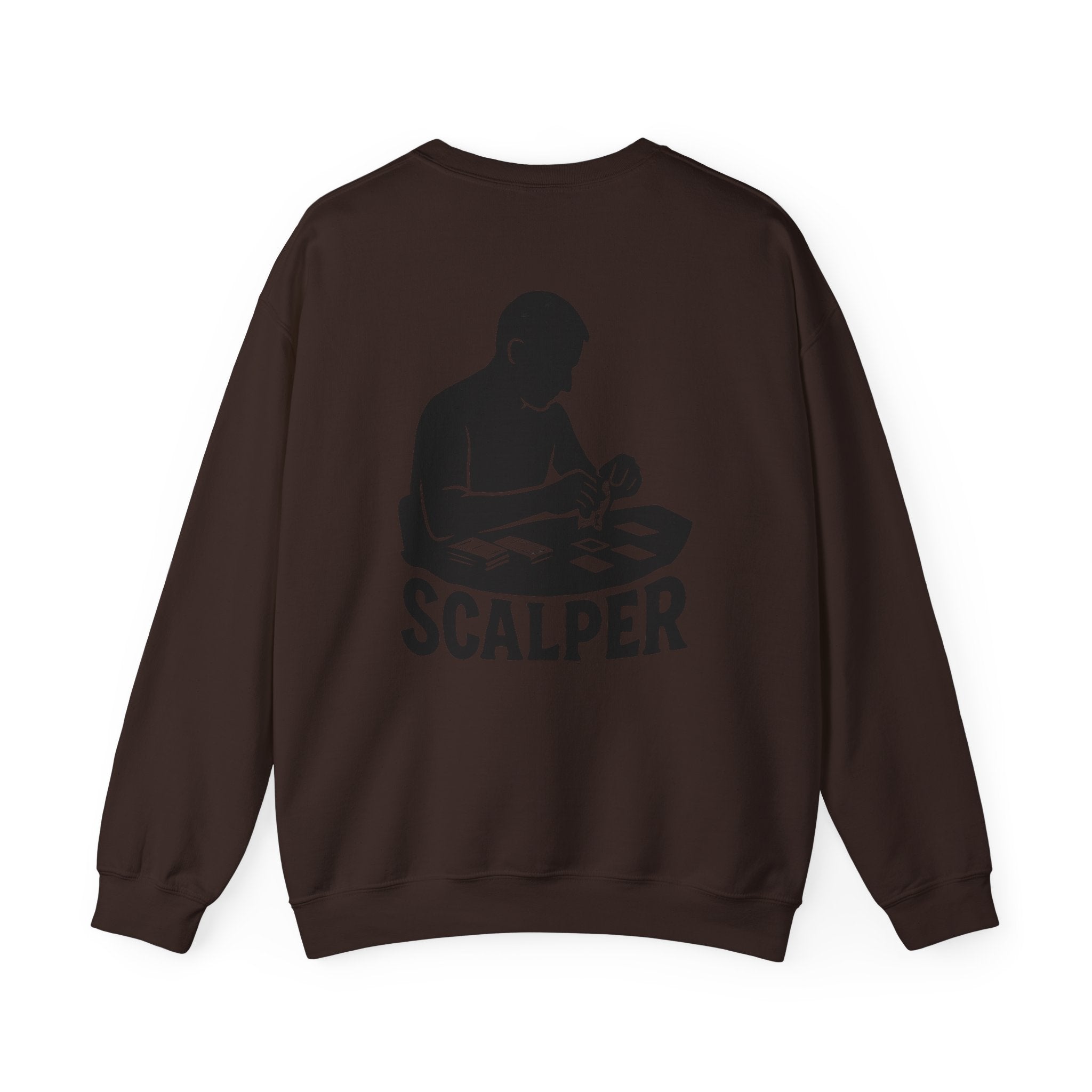 Crewneck Sweatshirt with Scalper Design | Unisex Heavy Blend | Casual Style for Gamers, Unique Gift, Everyday Wear, Comfortable Fit
