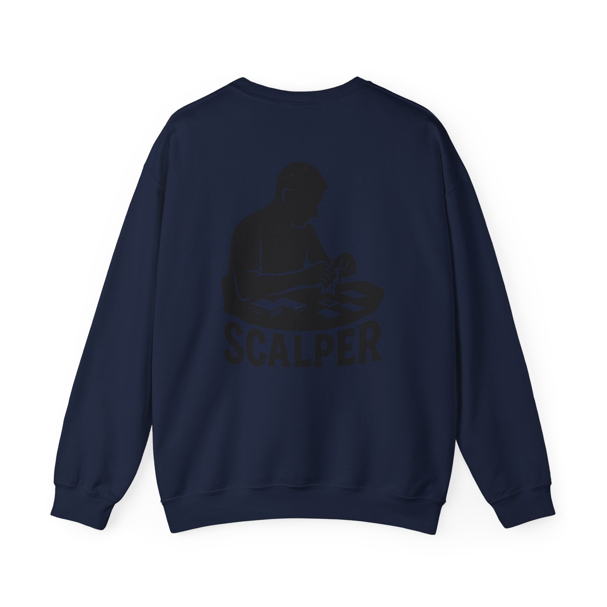 Crewneck Sweatshirt with Scalper Design | Unisex Heavy Blend | Casual Style for Gamers, Unique Gift, Everyday Wear, Comfortable Fit
