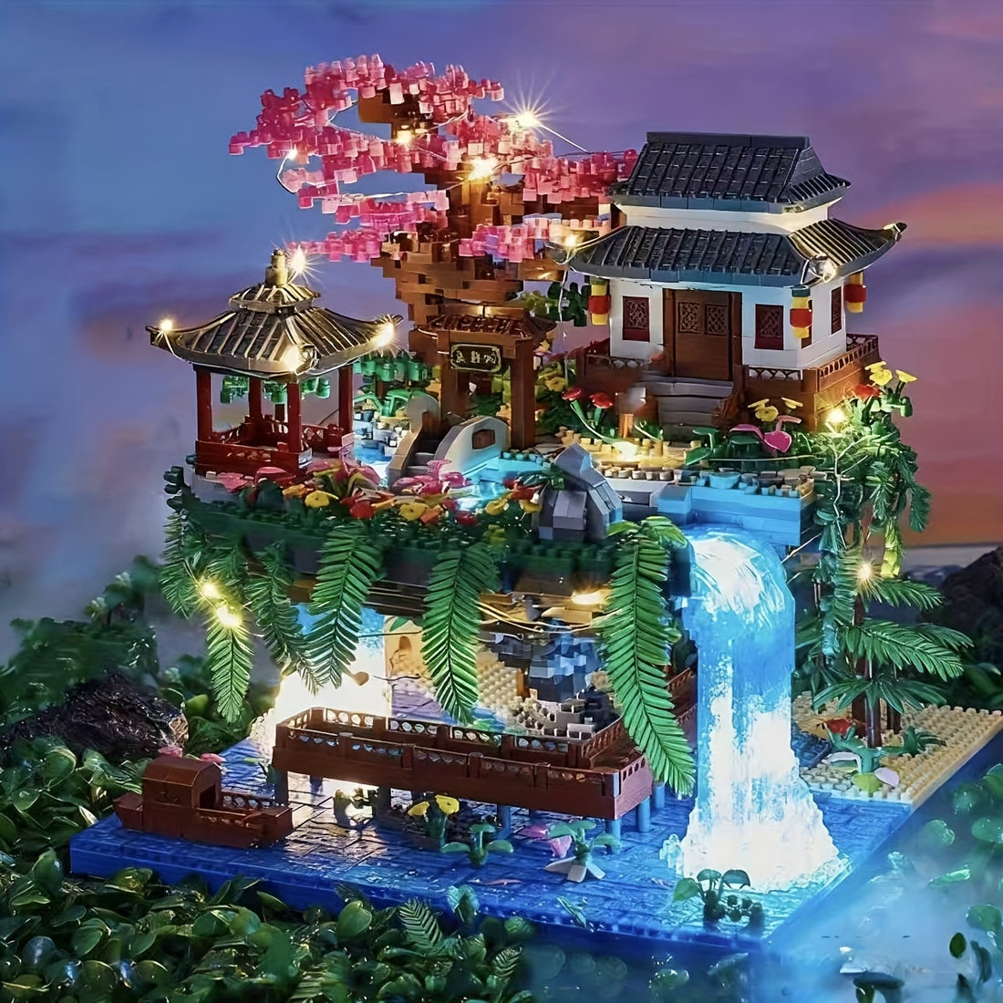 Peach Blossom Pond Miniature Building Block Set (1820pcs)