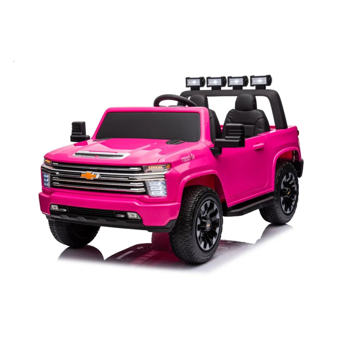24V 4x4 Chevrolet Silverado 2 Seater Ride on Truck for Kids-0