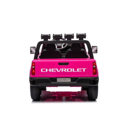 24V 4x4 Chevrolet Silverado 2 Seater Ride on Truck for Kids-2