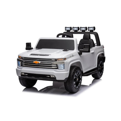24V 4x4 Chevrolet Silverado 2 Seater Ride on Truck for Kids-5