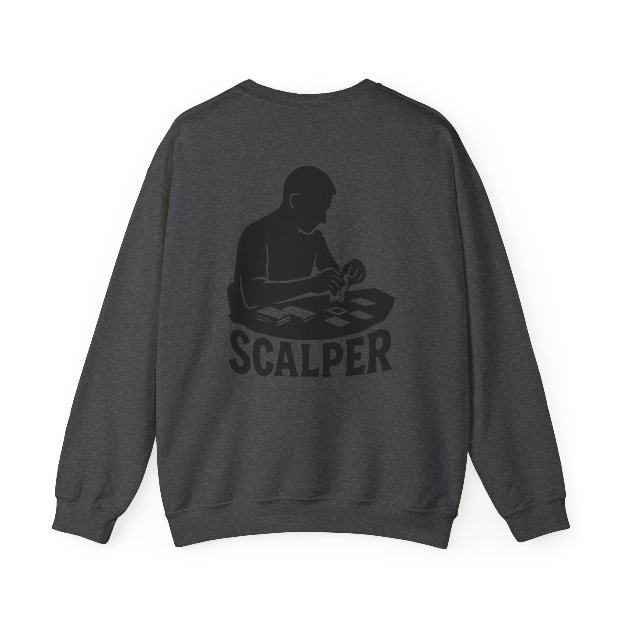 Crewneck Sweatshirt with Scalper Design | Unisex Heavy Blend | Casual Style for Gamers, Unique Gift, Everyday Wear, Comfortable Fit