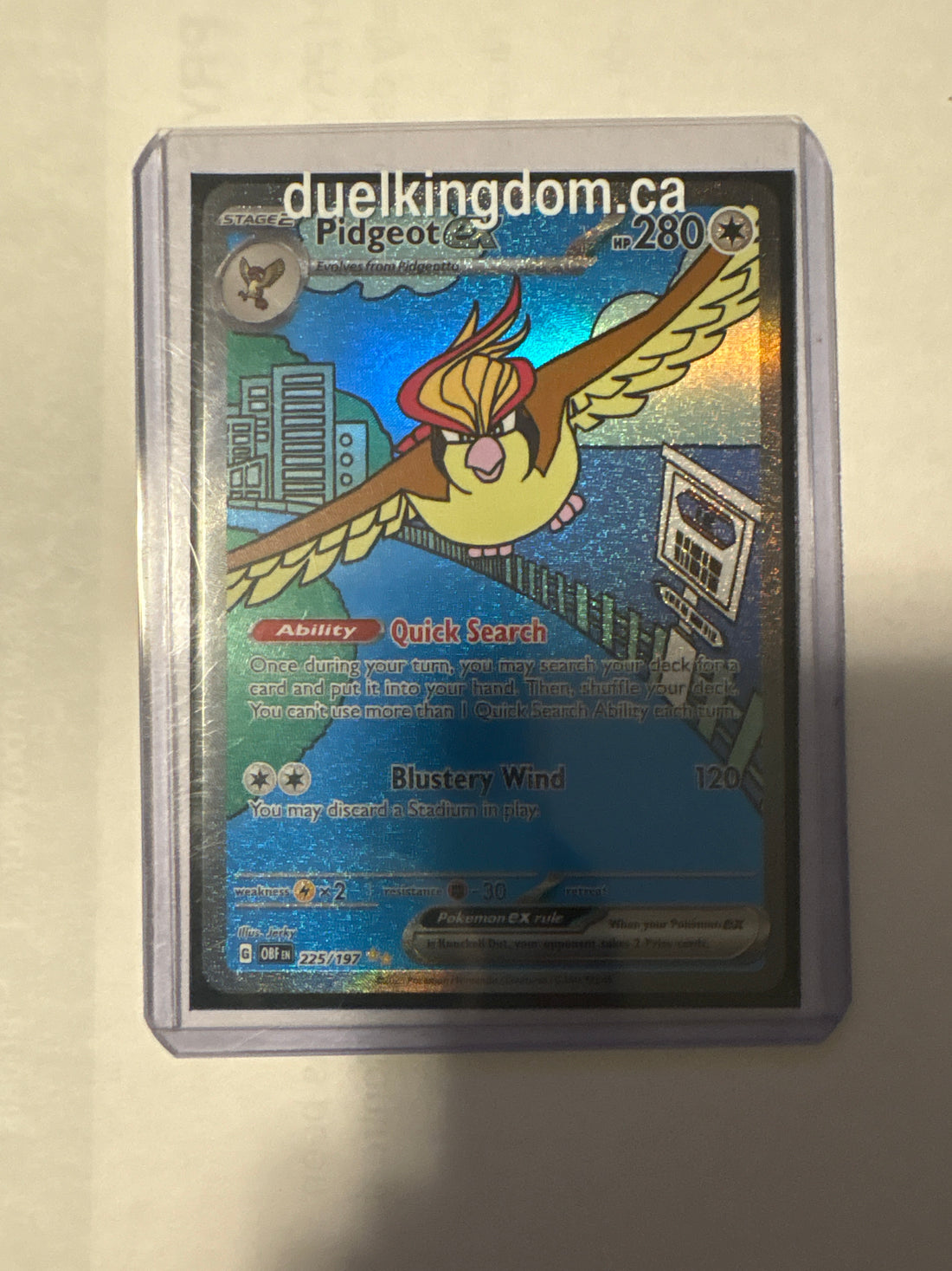 Pidgeot ex Obsidian Flames 225/197 Lp