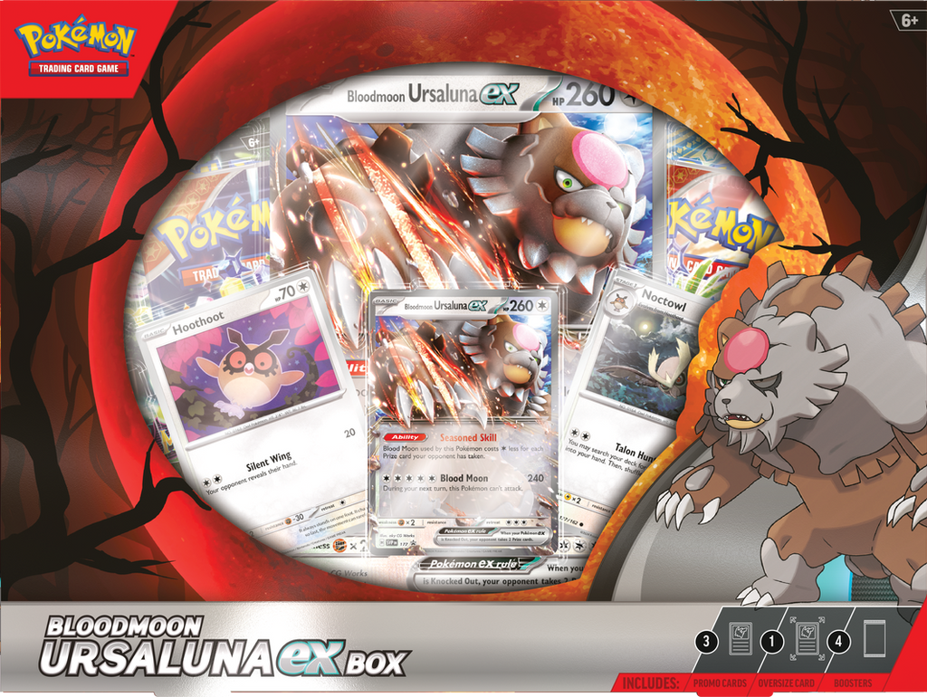 Pokémon Bloodmoon Ursaluna ex Collection Box pre order November 15th
