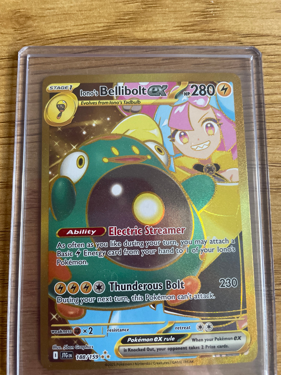 Iono’s Bellibolt Ex hyper 188/159