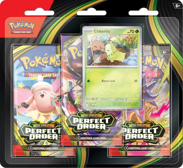 Pokemon Perfect Order 3pk Blister