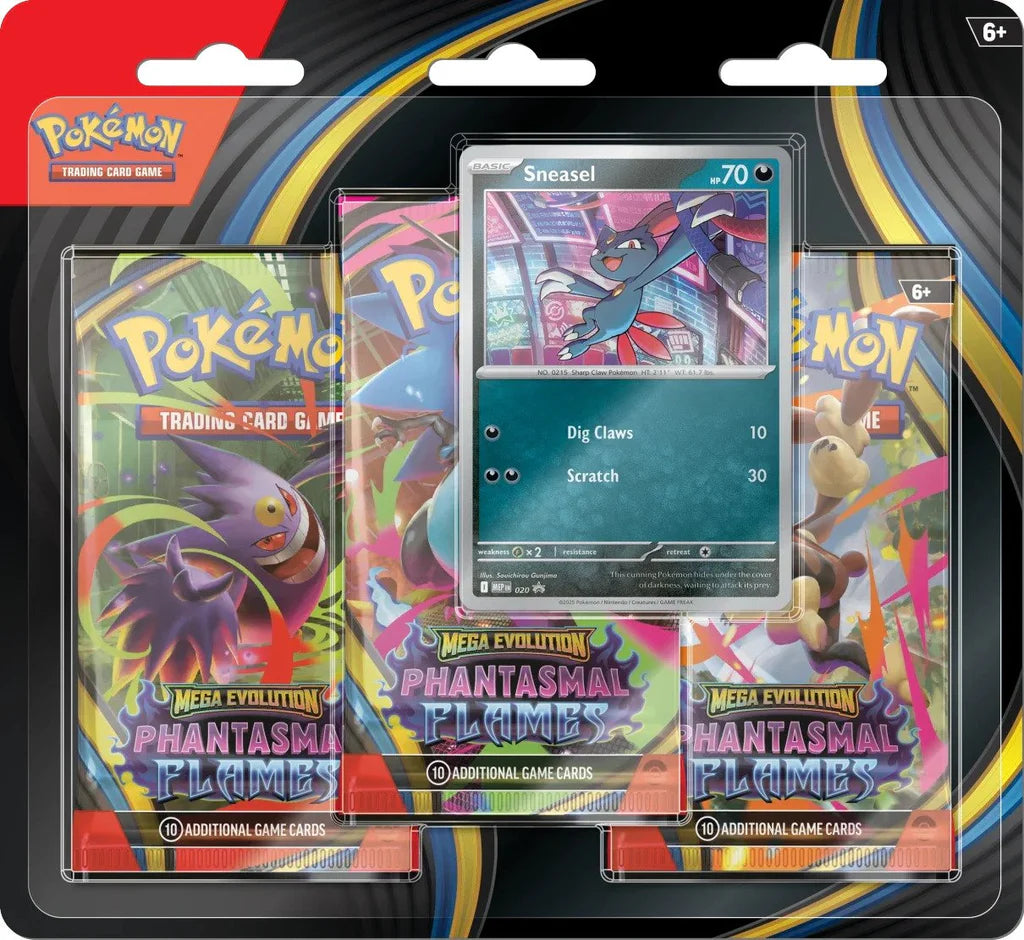 Pokemon  Phantasmal Flames 3pk Blister