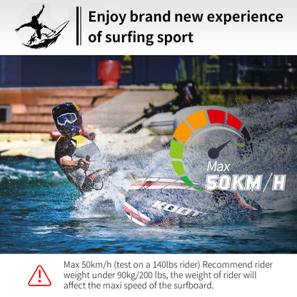 KOOTU Carbon Fiber Power Surfboards, Jet Skis, CE, ISO Certified Water Equipment, 109cc Water-Cooled Engine