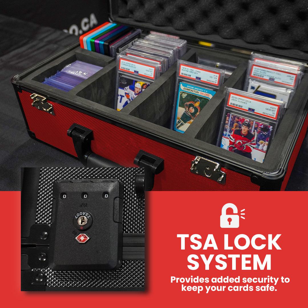 EVORETRO Graded Card Storage Box, TSA Lock