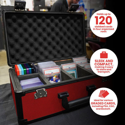 EVORETRO Graded Card Storage Box, TSA Lock