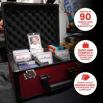 EVORETRO Graded Card Storage Box, TSA Lock