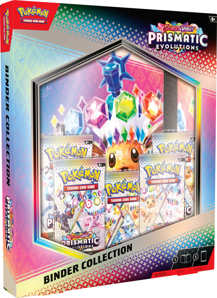 Pokemon  Prismatic Evolutions Binder Collection