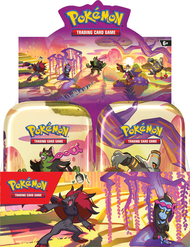 Pokemon Shrouded Fable Mini Tin Display